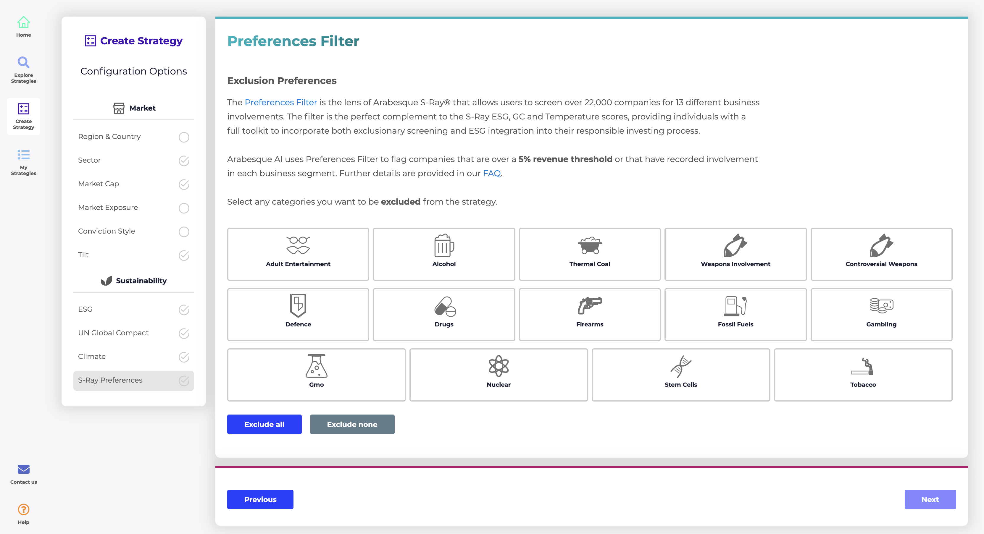 preference-filter